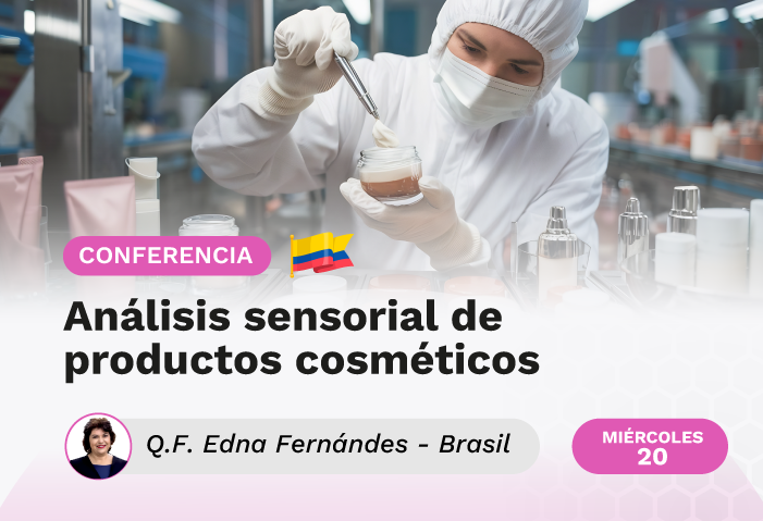 Conferencia - Análisis sensorial de productos cosméticos